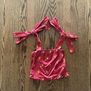 USC Hype & Vice crop top size XS, cardinal red and gold